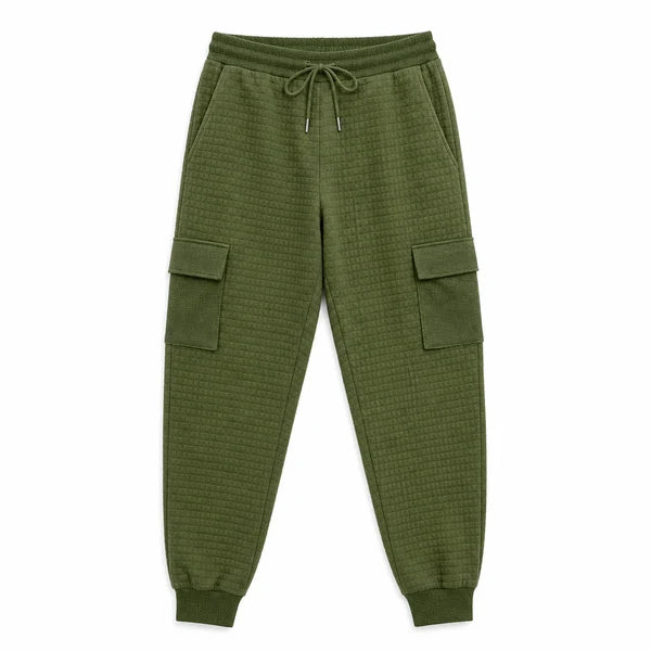 Men's Textured Multi-Pocket Cargo Joggers