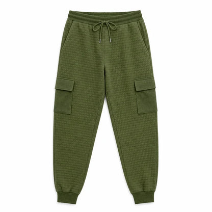 Men's Textured Multi-Pocket Cargo Joggers