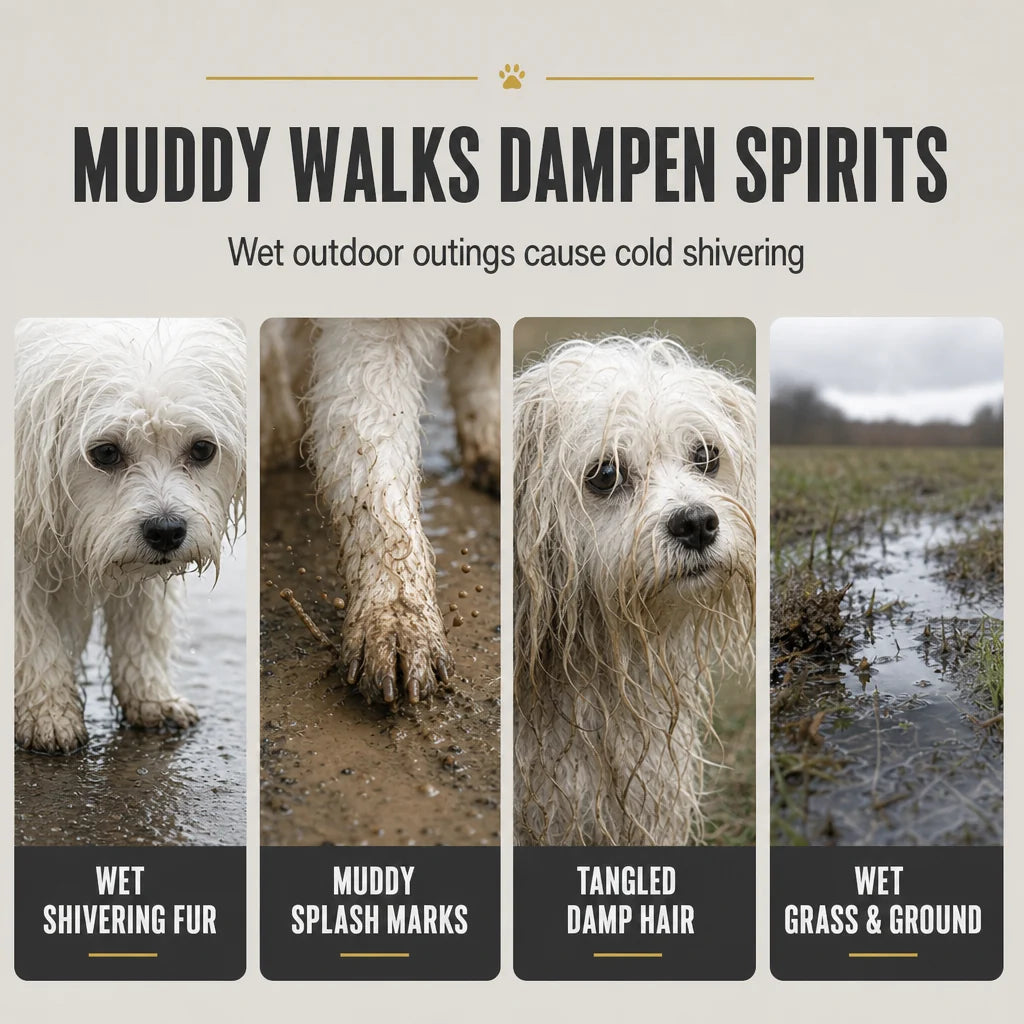 Four-Leg Water-Resistant Dog Raincoat