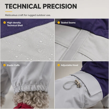 Four-Leg Water-Resistant Dog Raincoat
