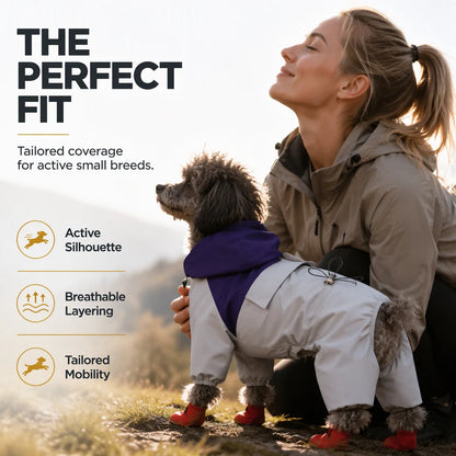 Four-Leg Water-Resistant Dog Raincoat