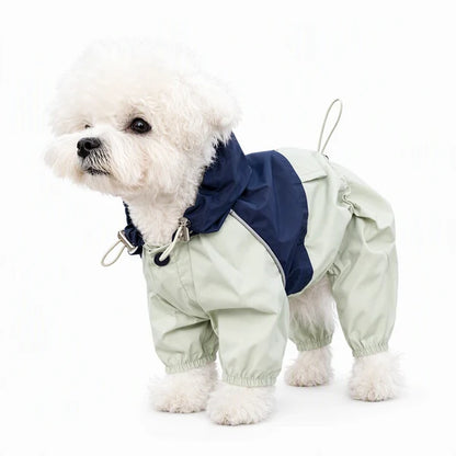 Four-Leg Water-Resistant Dog Raincoat