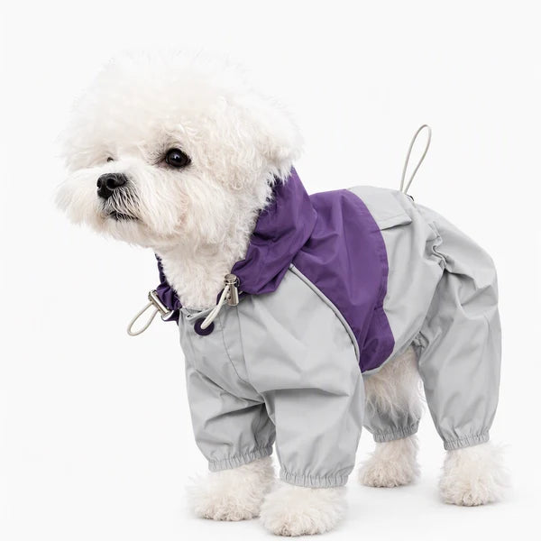 Four-Leg Water-Resistant Dog Raincoat