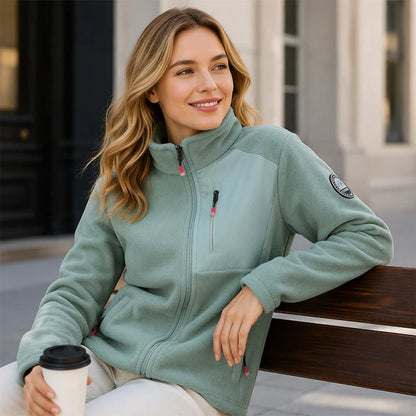 Women's Fleece Zip-Up Outdoor Jacket