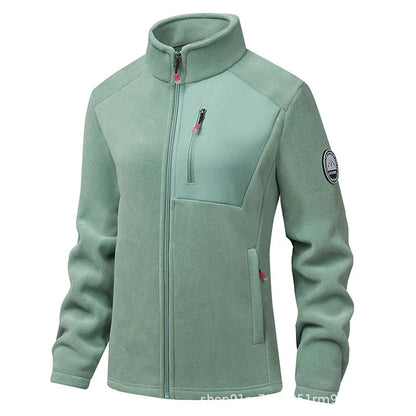 Women's Fleece Zip-Up Outdoor Jacket