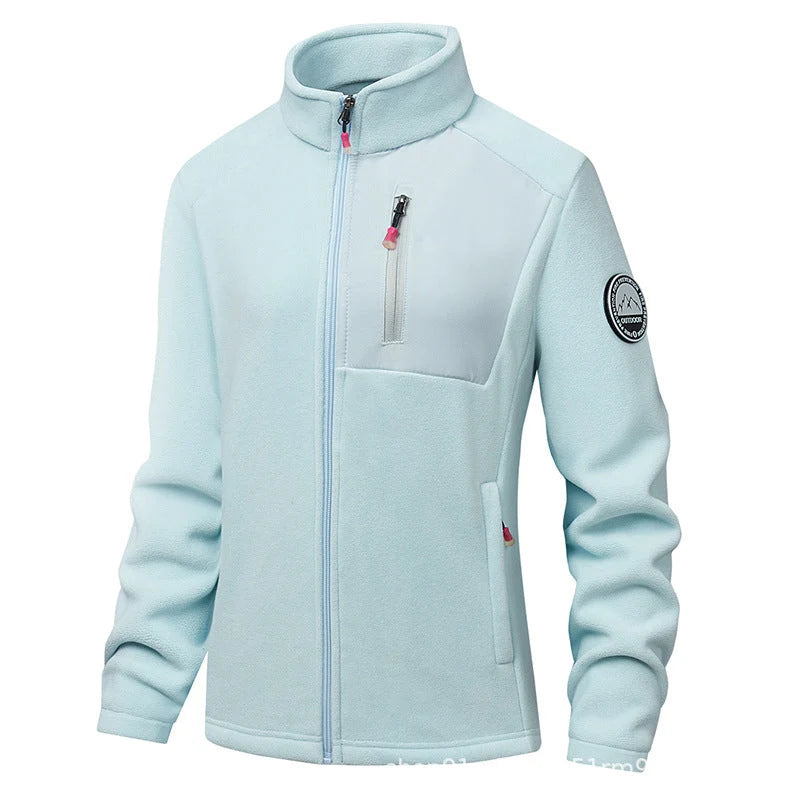 Women's Fleece Zip-Up Outdoor Jacket