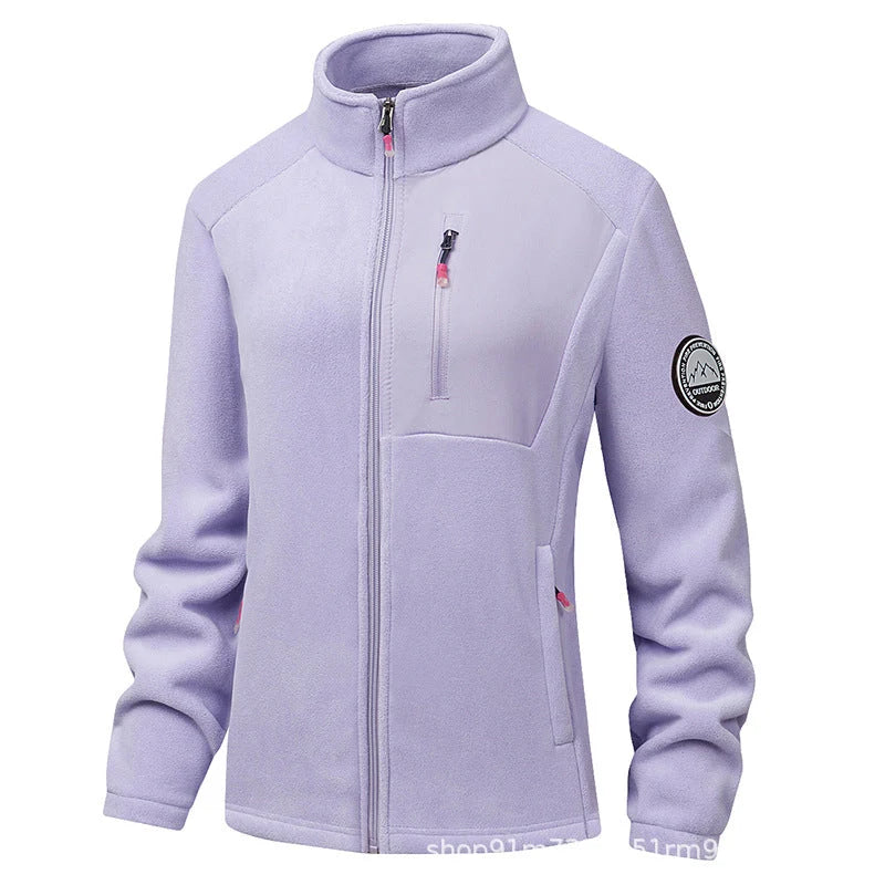 Women's Fleece Zip-Up Outdoor Jacket