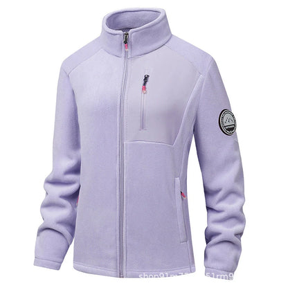 Women's Fleece Zip-Up Outdoor Jacket