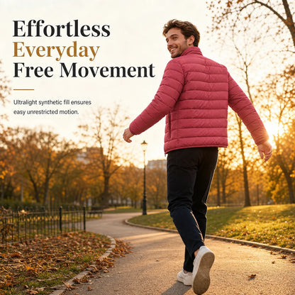 Men's Lightweight Quilted Puffer Jacket