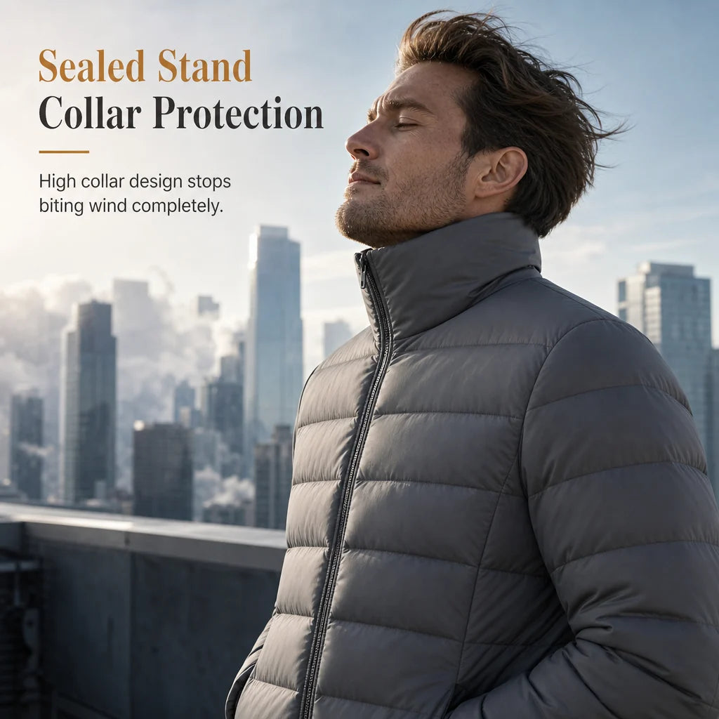 Men's Lightweight Quilted Puffer Jacket