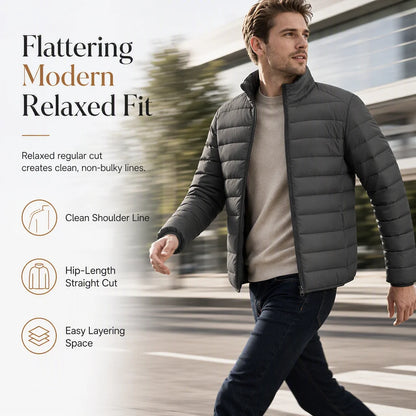 Men's Lightweight Quilted Puffer Jacket