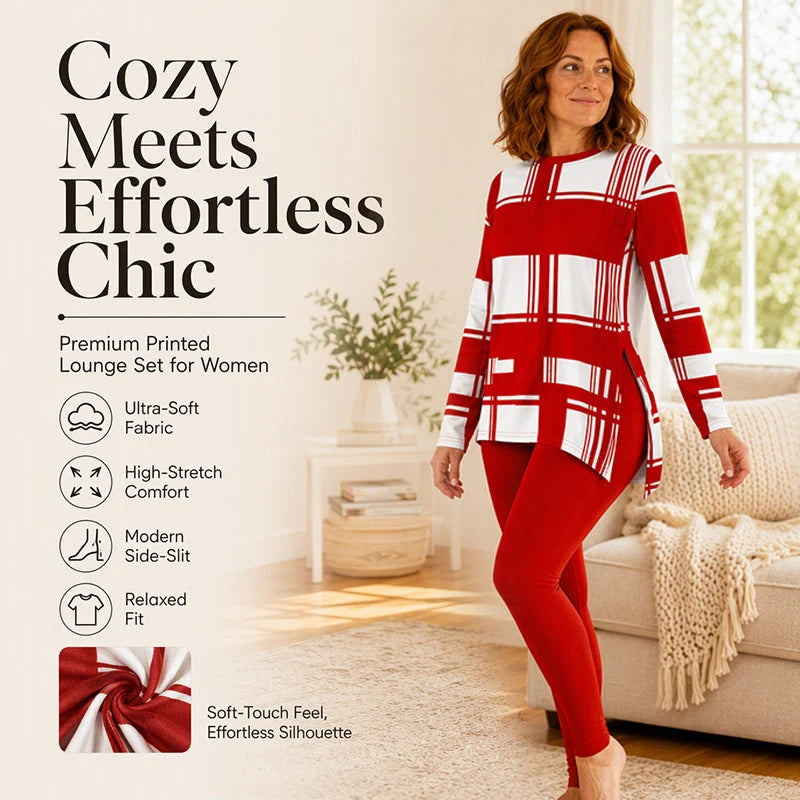 Women's Printed Tunic & Leggings Set