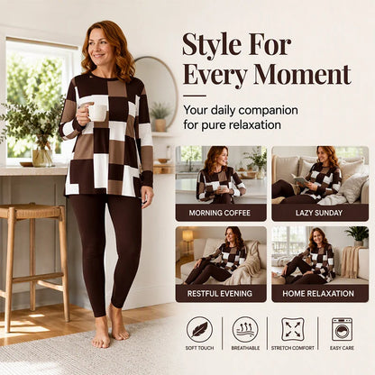 Women's Printed Tunic & Leggings Set