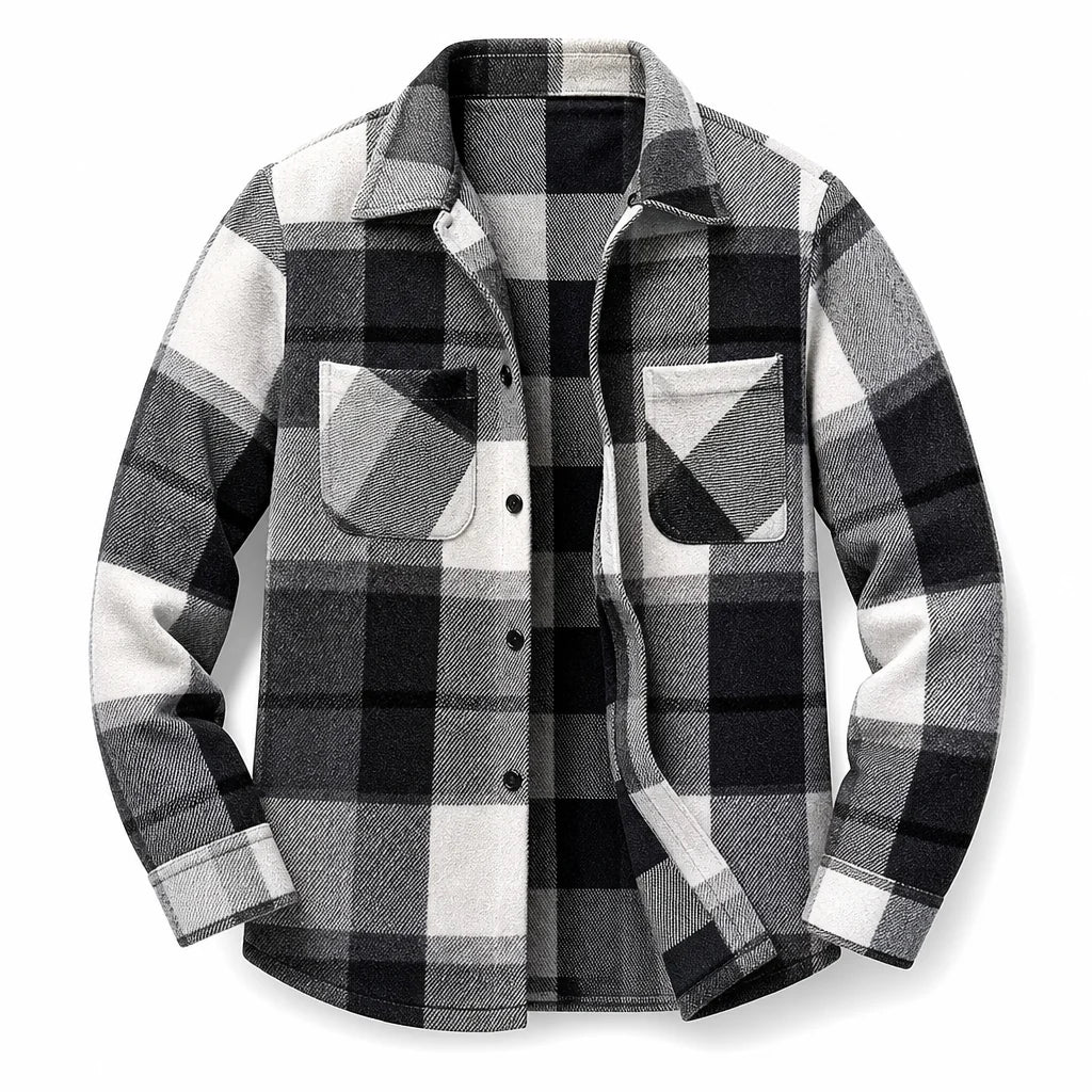 Men's Classic Checked Flannel Overshirt