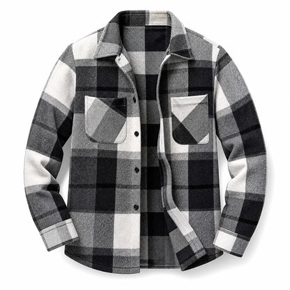 Men's Classic Checked Flannel Overshirt