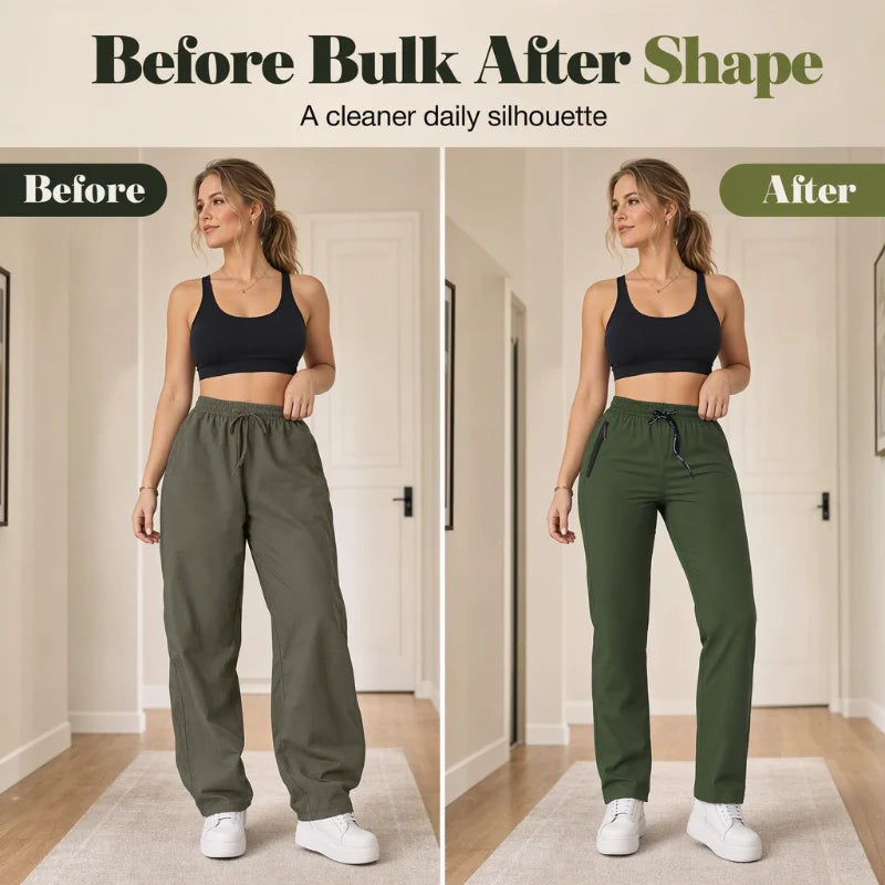 Women's Stretch Straight-Leg Trousers