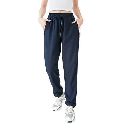 Women's Stretch Straight-Leg Trousers