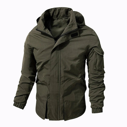 Men's Hooded Utility Jacket