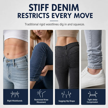 Women's High-Waisted Stretch Skinny Jeans