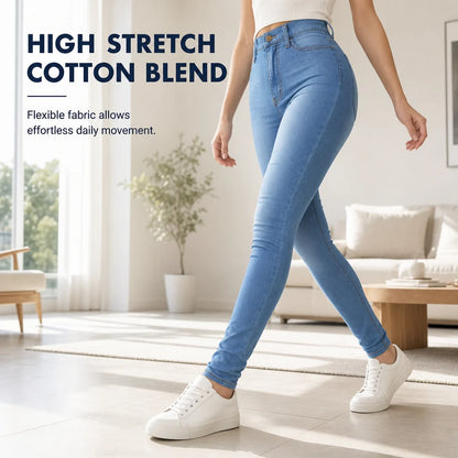 Women's High-Waisted Stretch Skinny Jeans