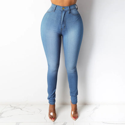 Women's High-Waisted Stretch Skinny Jeans