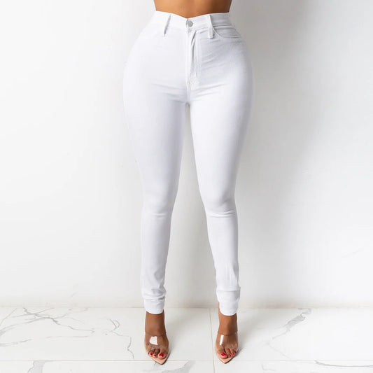 Women's High-Waisted Stretch Skinny Jeans