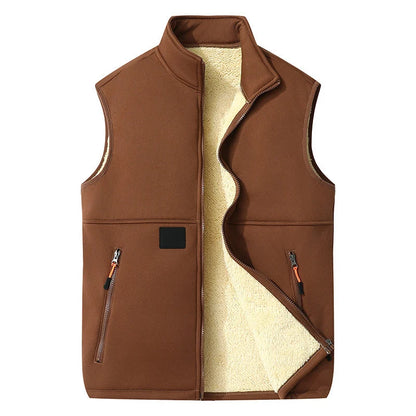 Women's Cosy Sherpa-Lined Zip-Up Gilet