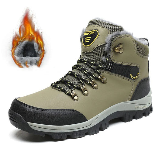 Men's Fleece-Lined Outdoor Winter Boots
