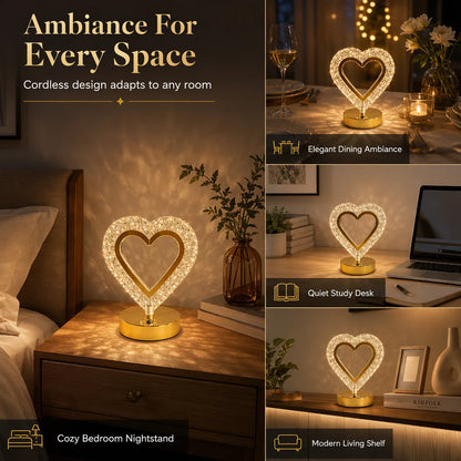 Rechargeable Geometric Crystal Touch Lamp