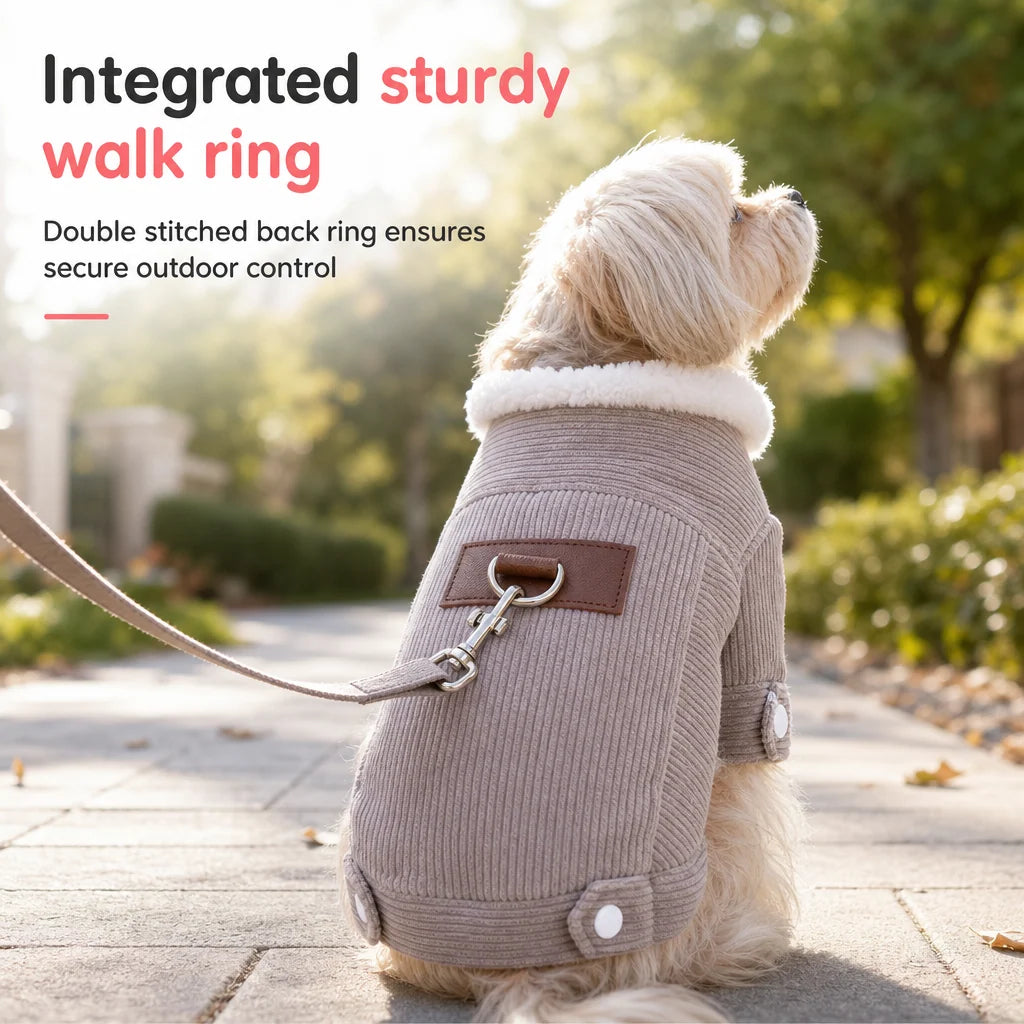 Cosy Fleece-Lined Pet Walking Vest