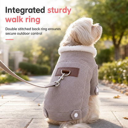Cosy Fleece-Lined Pet Walking Vest