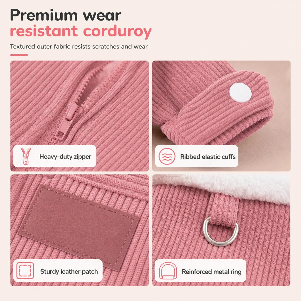 Cosy Fleece-Lined Pet Walking Vest