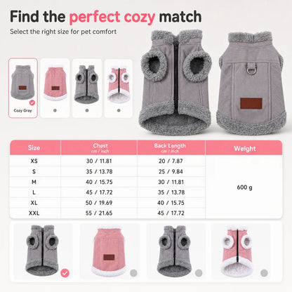 Cosy Fleece-Lined Pet Walking Vest