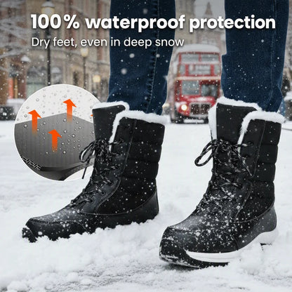 Women's Cosy Plush-Lined Mid-Calf Snow Boots