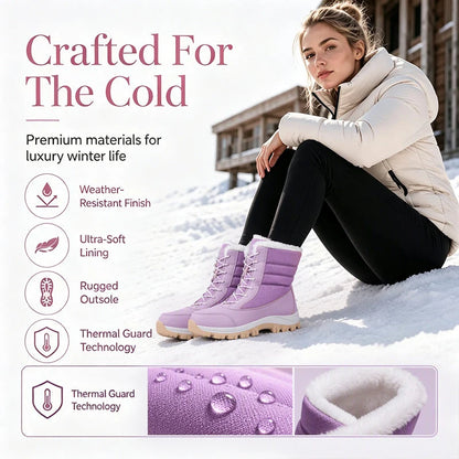 Women's Cosy Plush-Lined Mid-Calf Snow Boots