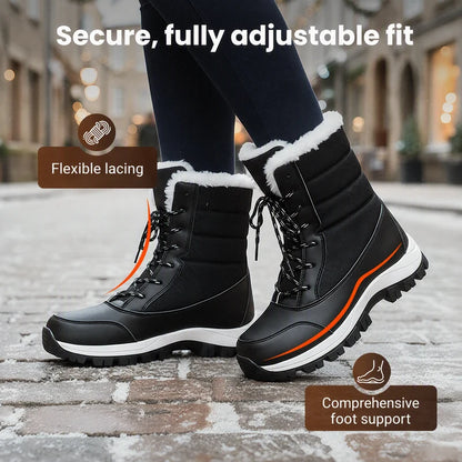 Women's Cosy Plush-Lined Mid-Calf Snow Boots
