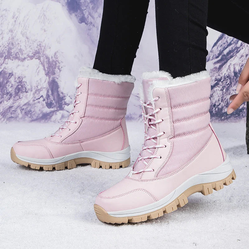 Women's Cosy Plush-Lined Mid-Calf Snow Boots