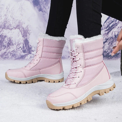 Women's Cosy Plush-Lined Mid-Calf Snow Boots