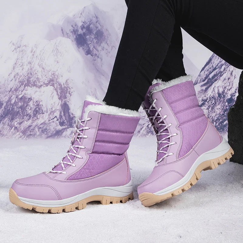 Women's Cosy Plush-Lined Mid-Calf Snow Boots
