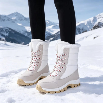 Women's Cosy Plush-Lined Mid-Calf Snow Boots