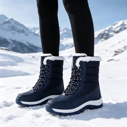 Women's Cosy Plush-Lined Mid-Calf Snow Boots