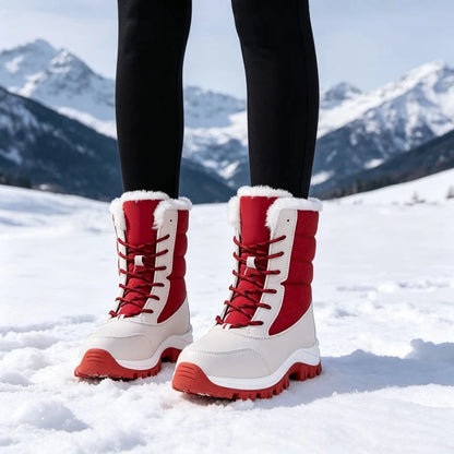 Women's Cosy Plush-Lined Mid-Calf Snow Boots