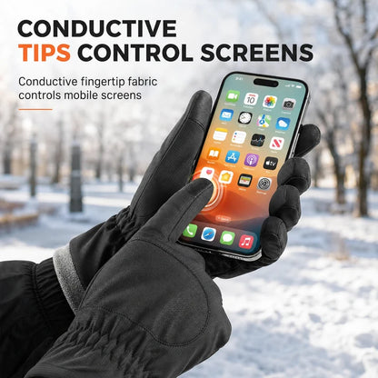 Thermal Fleece-Lined Touchscreen Gloves