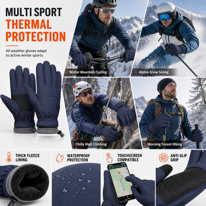 Thermal Fleece-Lined Touchscreen Gloves
