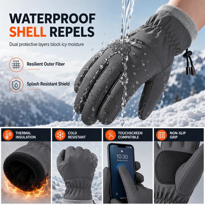 Thermal Fleece-Lined Touchscreen Gloves