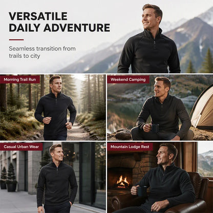 Men's Half-Zip Polar Fleece Pullover