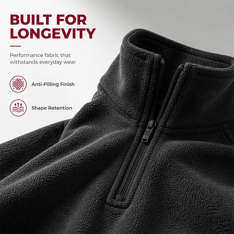 Men's Half-Zip Polar Fleece Pullover