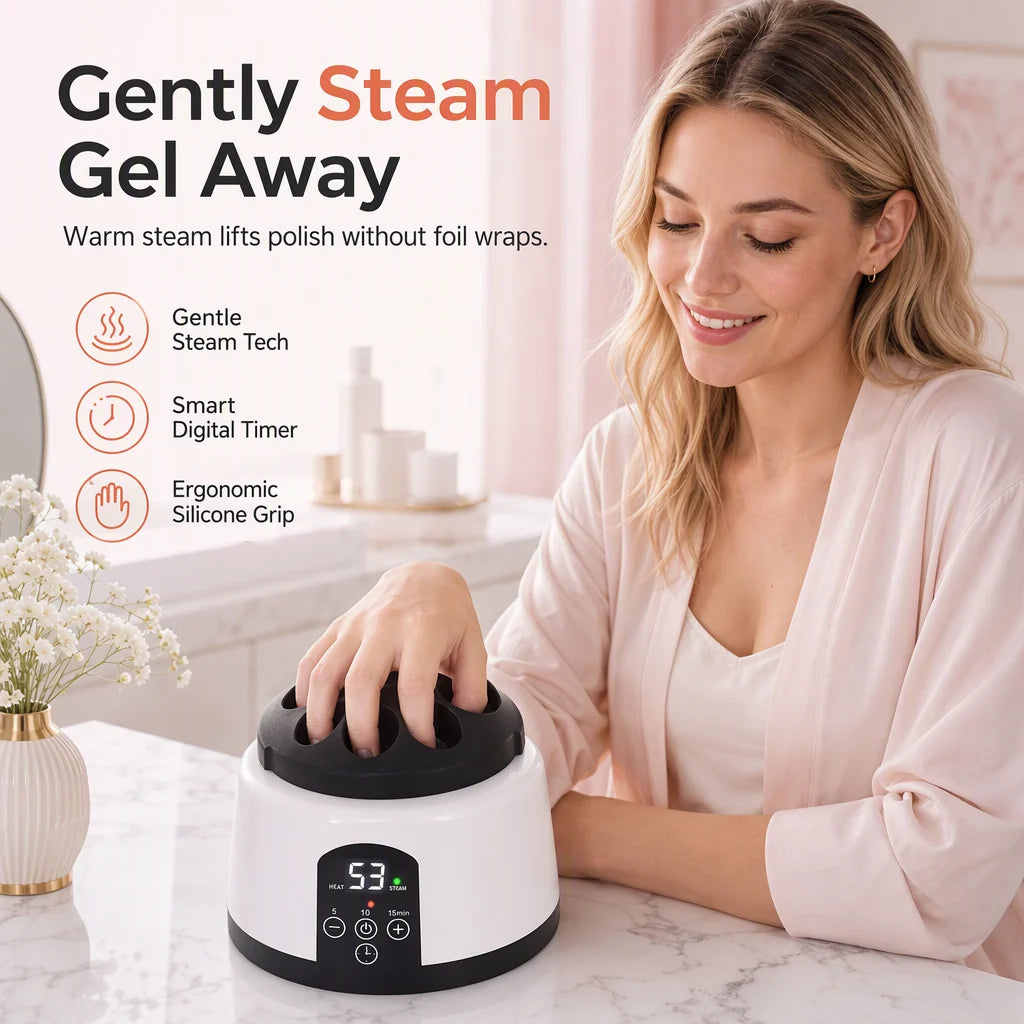 Electric Steam Gel Nail Polish Remover