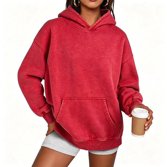 Oversized Acid Wash Hoodie