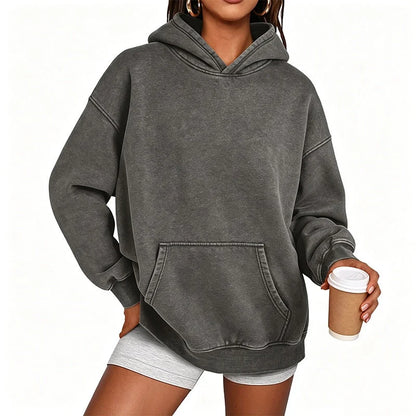 Oversized Acid Wash Hoodie